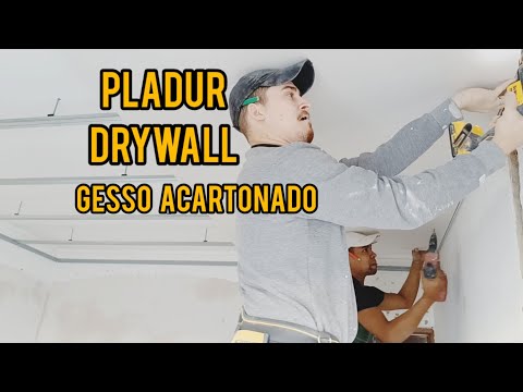 Obra: Tetos e paredes em pladur — antes e depois — SD Construções